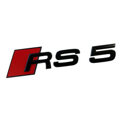 Emblème RS5 arrière noir...