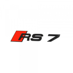 Emblème RS7 arrière noir...